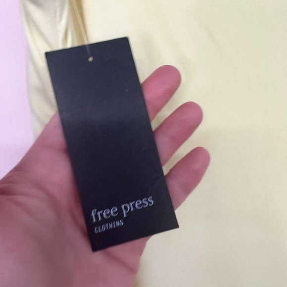 Free Press Clothing Pastel Yellow Skirt New With Tags Size XL - Picture 4 of 8